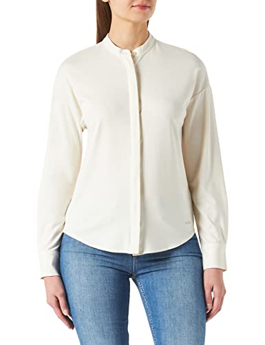 TOM TAILOR mine to five Damski Bluzka ze stójką 1027716, 24019 - Soft Powder Beige, M