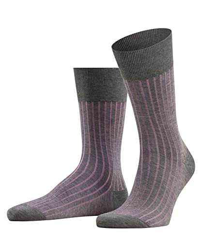 FALKE Mężczyźni Skarpety Shadow M SO Bawełna z wzorem 1 Para, Szary (Ash 3169), 45-46