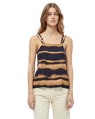 Minus Damski top Gavia 2, Sun Baked Brown Print, 8, Słońce pieczony brązowy nadruk, 34