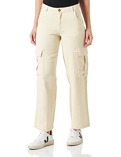 Vila Dżinsy damskie o prostym kroju, brzoza, 40