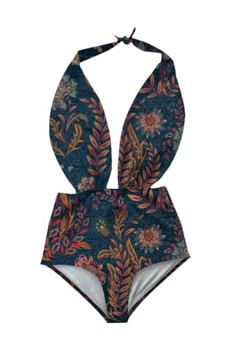 Averie Damski strój kąpielowy Halley One Piece, wielokolorowy, M