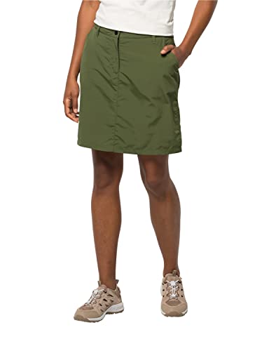 Jack Wolfskin Damskie Kalahari Skort W Rock, Greenwood, 38, Greenwood., 38
