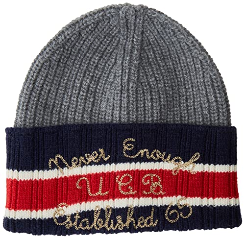 United Colors of Benetton Męska czapka z dzianiny 1344ka002 zestaw akcesoriów zimowych, szary 901, 54