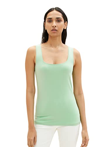 TOM TAILOR Damski Top 1035393, 31034 - Okra Green, S