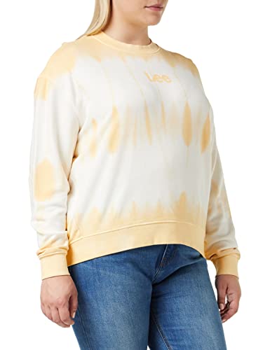 Lee Damska bluza Tie Dye Sws, Golden Beam, 4XL