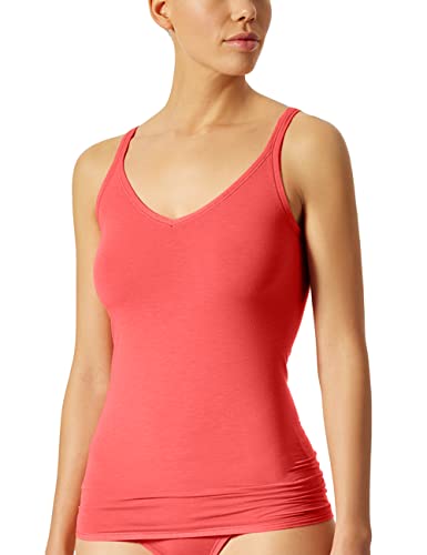 Schiesser Damska bielizna spaghettitop, pomarańczowy, S