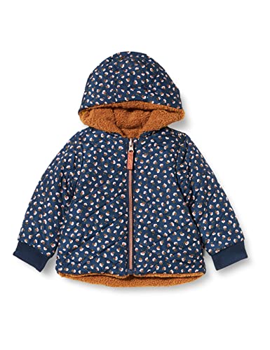 Noppies Kids Dziewczęca kurtka dziewczęca z liną dwustronna kurtka zimowa, Dark Sapphire - P208, 86 cm