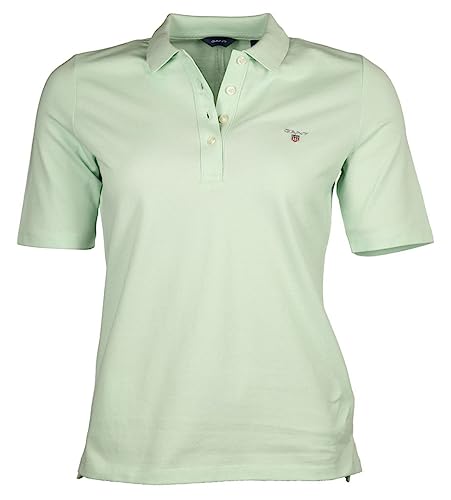 GANT Oryginalna damska koszula polo LSS Pique, miętowa zieleń, standardowa, Minty Green, XS