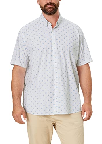 s.Oliver Męska koszula z krótkim rękawem, biały, 3XL