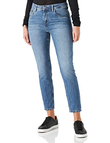 Pepe Jeans fioletowe dżinsy damskie, Niebieski (Denim-gw5), 27W x 32L