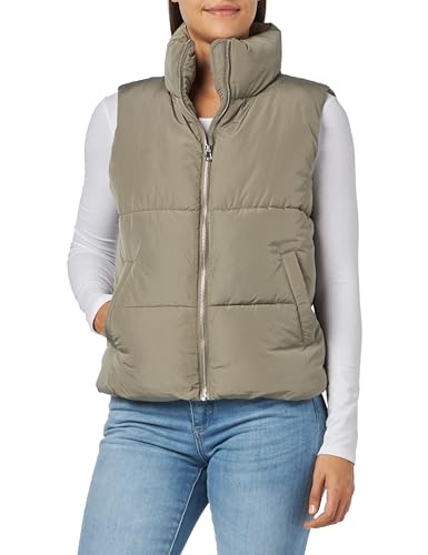 JdY Damska kamizelka JDYNEWERICA Short Waistcoat OTW NOOS, wetiweria/szczegóły: srebrny zamek błyskawiczny, M, Wetiweria/Szczegóły: srebrny zamek błyskawiczny, M