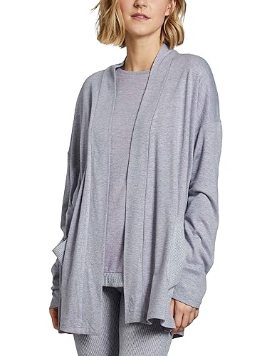 Triumph Damski kardigan termiczny top piżamowy, ciemnoszary melanż, 36