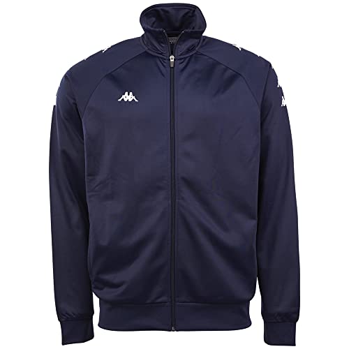 Kappa Męska kurtka treningowa, regularny krój, kurtka treningowa, Dress Blues, L