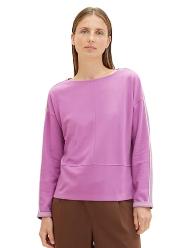 TOM TAILOR Damska koszulka z długim rękawem, 33830 - Mauvy Plum, XXL