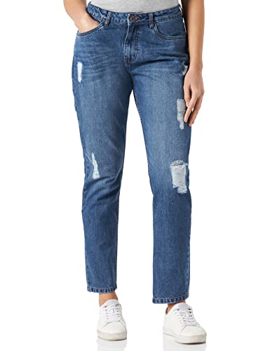 Urban Classics Damskie spodnie Boyfriend Denim Pants, niebieski (Ocean Blue), 29W / 31L