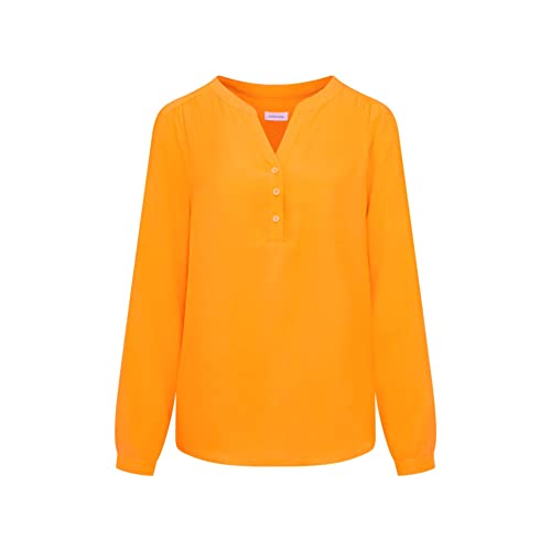 Seidensticker Damska bluzka Regular Fit z długim rękawem, pomarańczowa, 34, pomarańczowy, 34