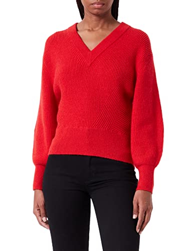 BOSS Damski sweter z dzianiny w kolorze jasnoczerwonym, M (DE)