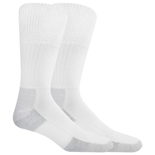 Dr. Scholl's Skarpety męskie na co dzień (2 sztuki), biały, L
