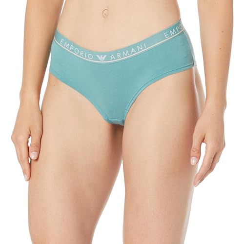 top Emporio Armani Damskie spodnie Cheeky Iconic Logo Full Slip, Arctic, M
