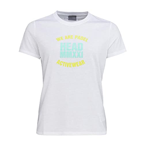 HEAD Skip Koszulka damska Odzież tenisowa, Biały, XL