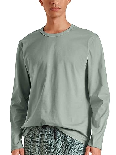 CALIDA RMX Sleep Weekend T-Shirt męski, Slate Grey, 46-48