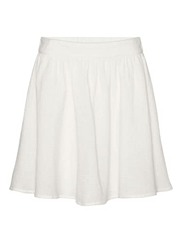 VERO MODA Damska spódnica Vmnatali Nia Hw Short Skirt WVN, Snow White, L
