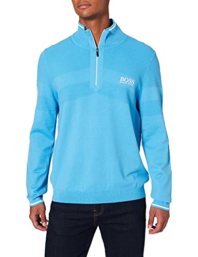 BOSS Zeci sweter męski, Open Blue495, S