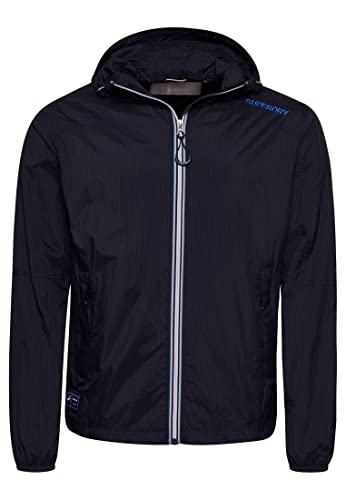 Superdry Code SL Lightweight Jkt Kurtka męska, Eclipse Navy Grid, M