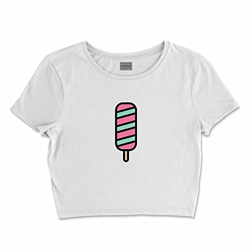 Bona Basics, Koszulka damska z nadrukiem cyfrowym,%100 bawełna, biała, casualowa, topy damskie, rozmiar: S, biały, S Krótki