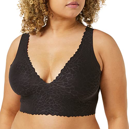 sloggi Damski top Zero Feel Lace 2.0, czarny, S