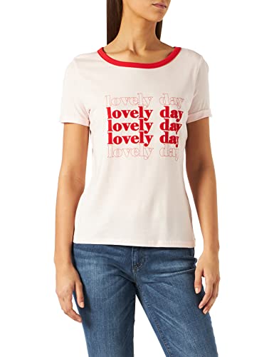 Naf Naf T-shirt damski, nude, S