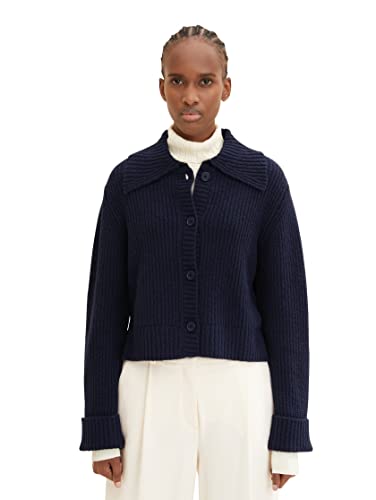 TOM TAILOR Denim Damski kardigan kardigan 1035894, 10668 - Sky Captain Blue, XS
