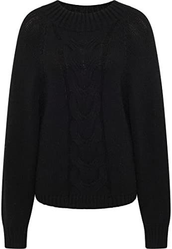 Jalene Damski sweter z dzianiny 81133464, czarny, M/L, czarny, M-L