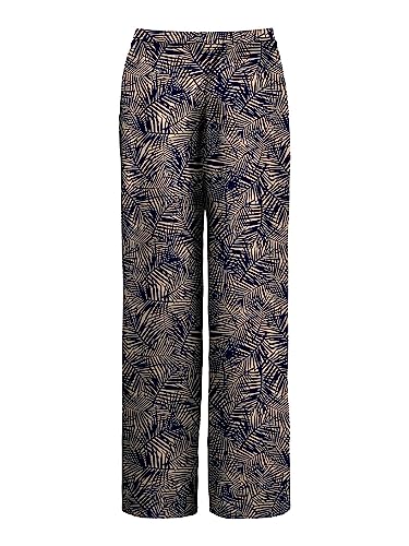 Bestseller A/S Damskie spodnie Onlnova Life Palazzo Pant PTM, Night Sky/AOP:427 Mila Leaf, 42, Night Sky/Aop:427 Mila Leaf, 42
