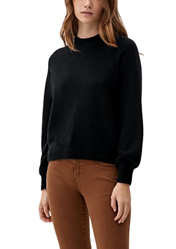 s.Oliver Women's 2121159 sweter damski, czarny, 42