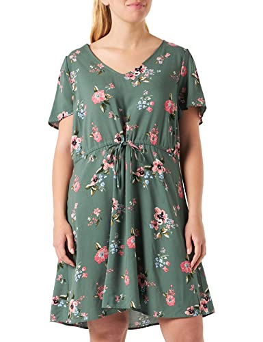 VERO MODA Sukienka damska VMEASY SS Short Dress R1 WVN GA, Laurel Wreath/Aop:freya, 44