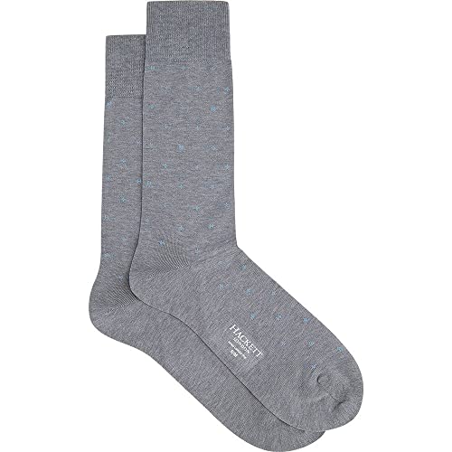 Hackett London Skarpety męskie Cross H w kropki, szary, S