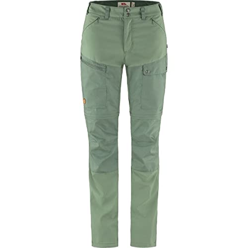 Fjällräven Damskie spodnie Abisko Midsummer Zip Off W, zielone (Jade Green-Patina Green), 40