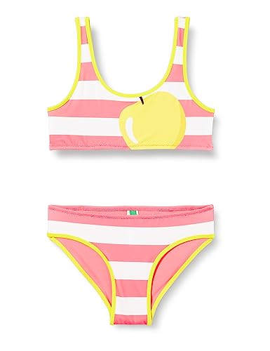 United Colors of Benetton Dziewczęcy dwuczęściowy kostium kąpielowy, Multicolore 901, XS
