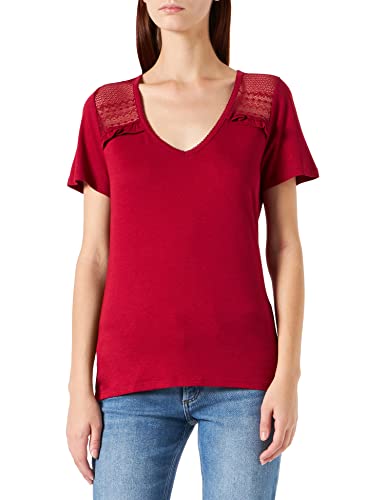 Naf Naf koszulka damska oleo, Scarlett czerwony, XS