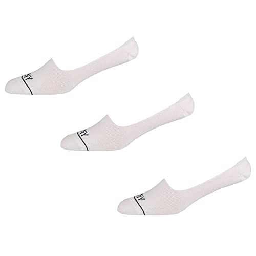 DKNY skarpety męskie z ped Sock BROADWAY, Low Cut Sneaker Liner, designerskie bawełniane skarpetki do kostki, 3 pary, rozmiar UK 7 – 11, mieszane – czarne/białe/szare Marl