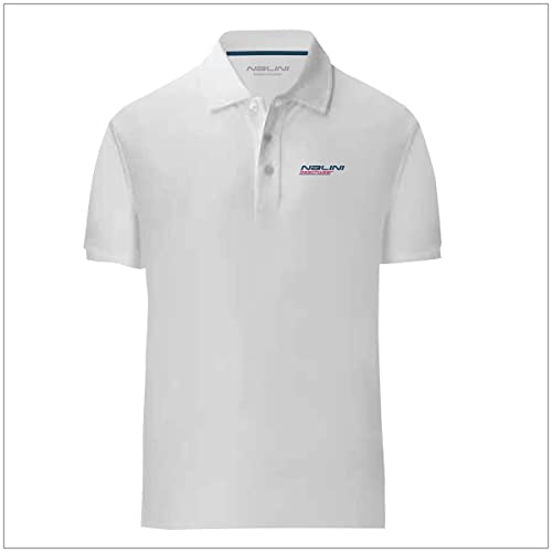 Nalini 03048510100C000.10 Art.NA30 02 Męska koszulka polo White L, Biały, L