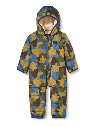 Noppies Kids Kombinezon zimowy dla chłopców B Snowsuit wyścigowy, Ivy Green - P455, 74 cm