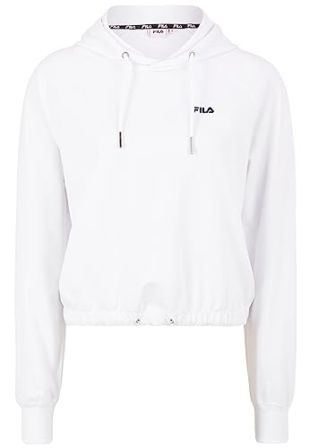 FILA Damska bluza z kapturem BAALBERGE Cropped Bright White, XL, Bright White, XL