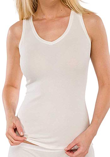 Schiesser Top damski podkoszulek Natural Beauty, Beżowy (Sekt 403), 40