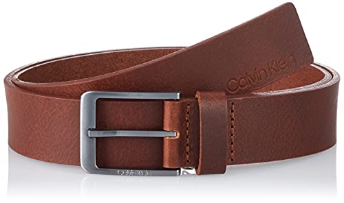 Calvin Klein Mężczyzn, Unisex Ck Vital 35 mm Pasek, Ciemna opalenizna, 110