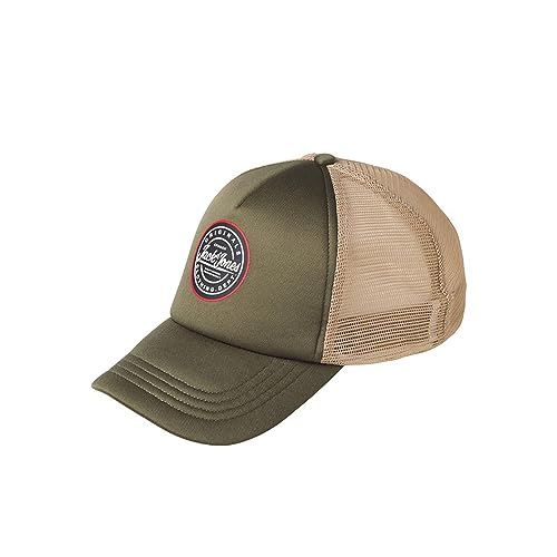 JACK & JONES Męska czapka z daszkiem Jacflorin Trucker, khaki-zielony (Oil Green), jeden rozmiar