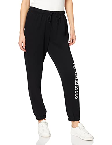 ONLY Damskie spodnie Onlcomfy Life Print SWT, czarny/nadruk: California White, L