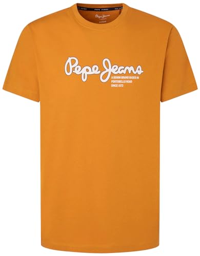 Pepe Jeans Koszulka męska Wido, Żółty (ochra żółty), XL
