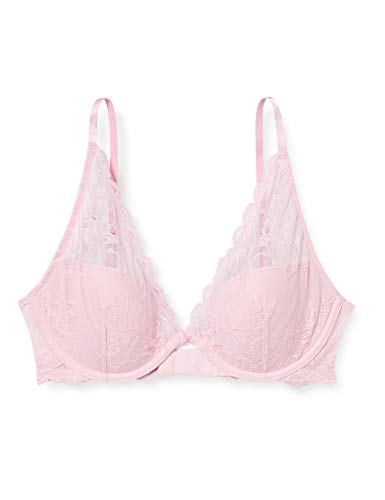 Calvin Klein Damska wkładka do biustonosza Lightly Lined Plunge, Różowy (Bubble Gum 6ln), (Producent rozmiar:0B30)